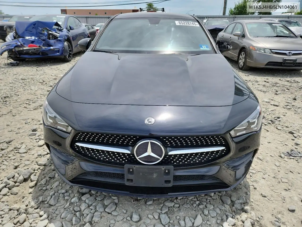 2020 Mercedes-Benz Cla 250 4Matic VIN: W1K5J4HB5LN104061 Lot: 65228745