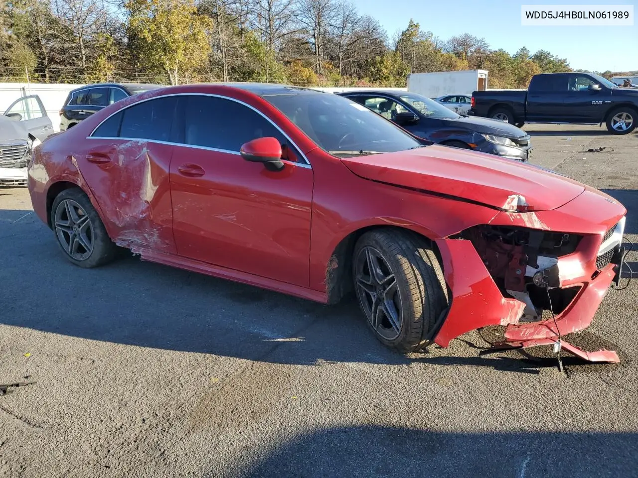 2020 Mercedes-Benz Cla 250 4Matic VIN: WDD5J4HB0LN061989 Lot: 76376134