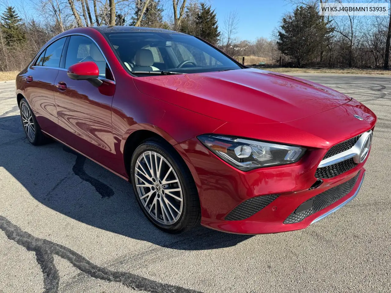 2021 Mercedes-Benz Cla 250 VIN: W1K5J4GB6MN153935 Lot: 56609515