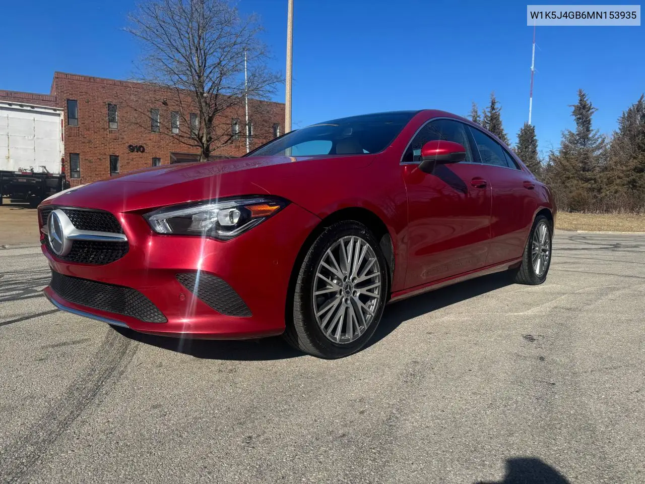 2021 Mercedes-Benz Cla 250 VIN: W1K5J4GB6MN153935 Lot: 56609515