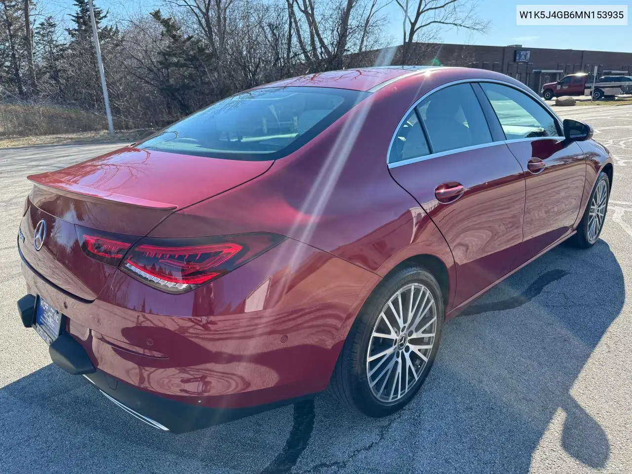 2021 Mercedes-Benz Cla 250 VIN: W1K5J4GB6MN153935 Lot: 56609515