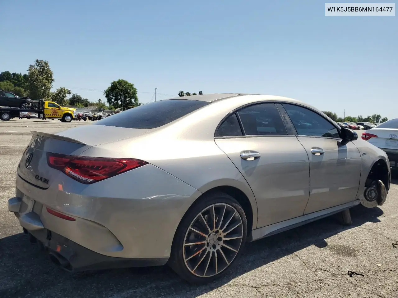 2021 Mercedes-Benz Cla Amg 35 4Matic VIN: W1K5J5BB6MN164477 Lot: 61108995
