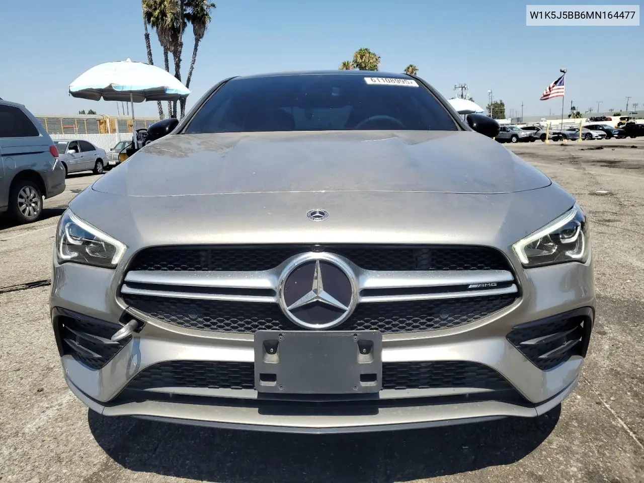 2021 Mercedes-Benz Cla Amg 35 4Matic VIN: W1K5J5BB6MN164477 Lot: 61108995