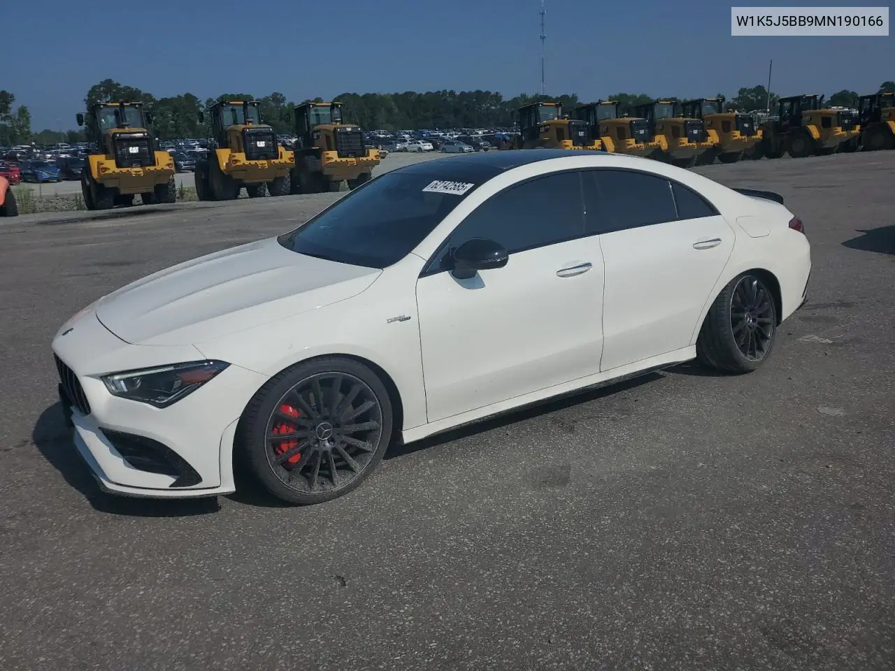 2021 Mercedes-Benz Cla Amg 35 4Matic VIN: W1K5J5BB9MN190166 Lot: 62142585