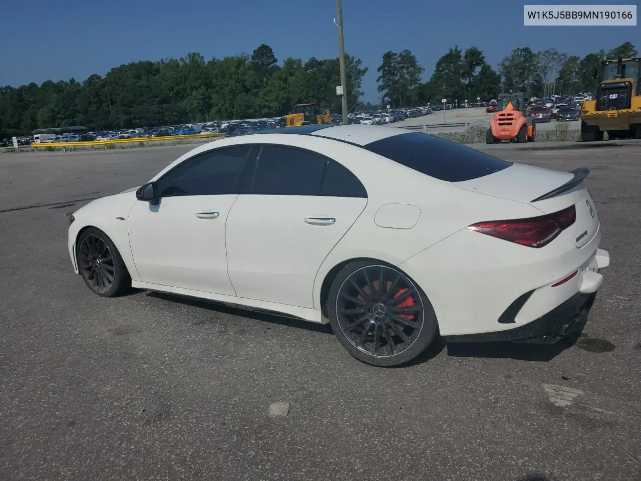2021 Mercedes-Benz Cla Amg 35 4Matic VIN: W1K5J5BB9MN190166 Lot: 62142585