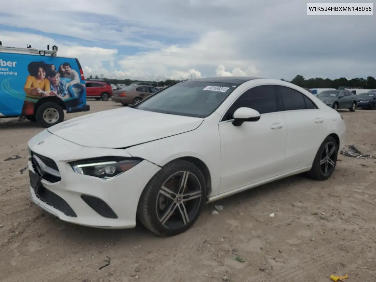 2021 Mercedes-Benz Cla 250 4Matic VIN: W1K5J4HBXMN148056 Lot: 62568315