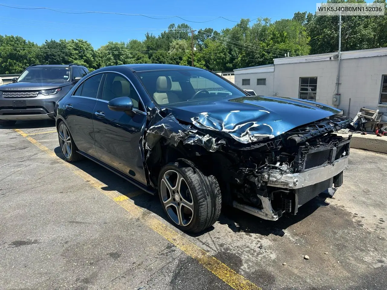 2021 Mercedes-Benz Cla 250 VIN: W1K5J4GB0MN152036 Lot: 63250305