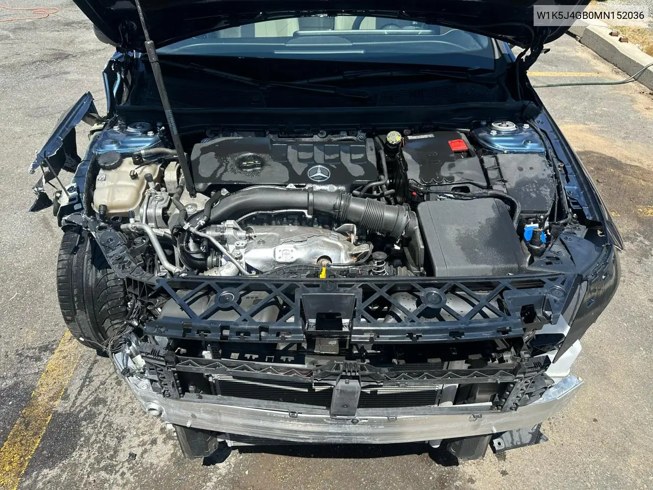 2021 Mercedes-Benz Cla 250 VIN: W1K5J4GB0MN152036 Lot: 63250305