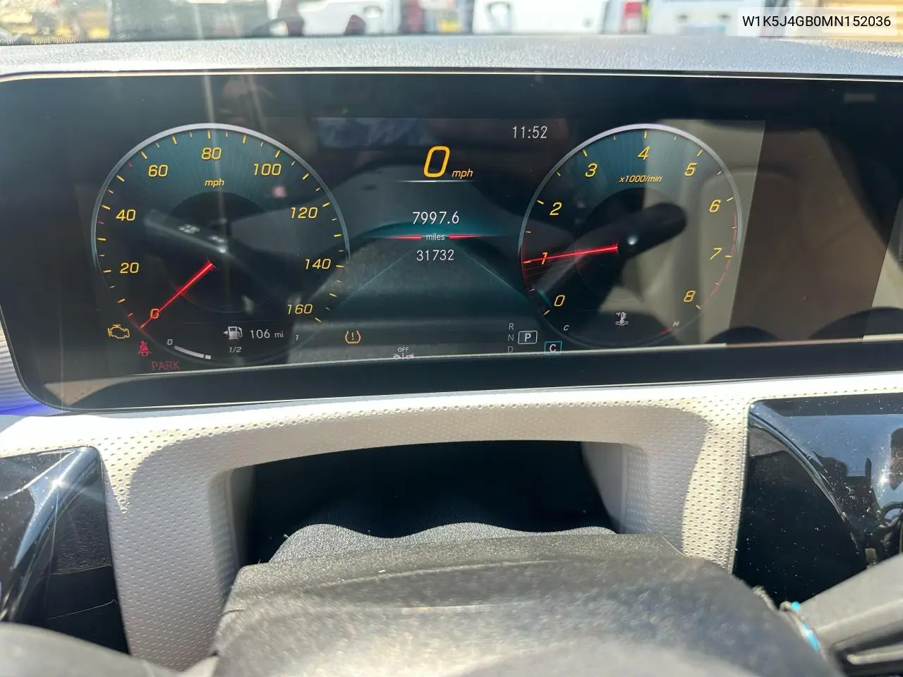 2021 Mercedes-Benz Cla 250 VIN: W1K5J4GB0MN152036 Lot: 63250305