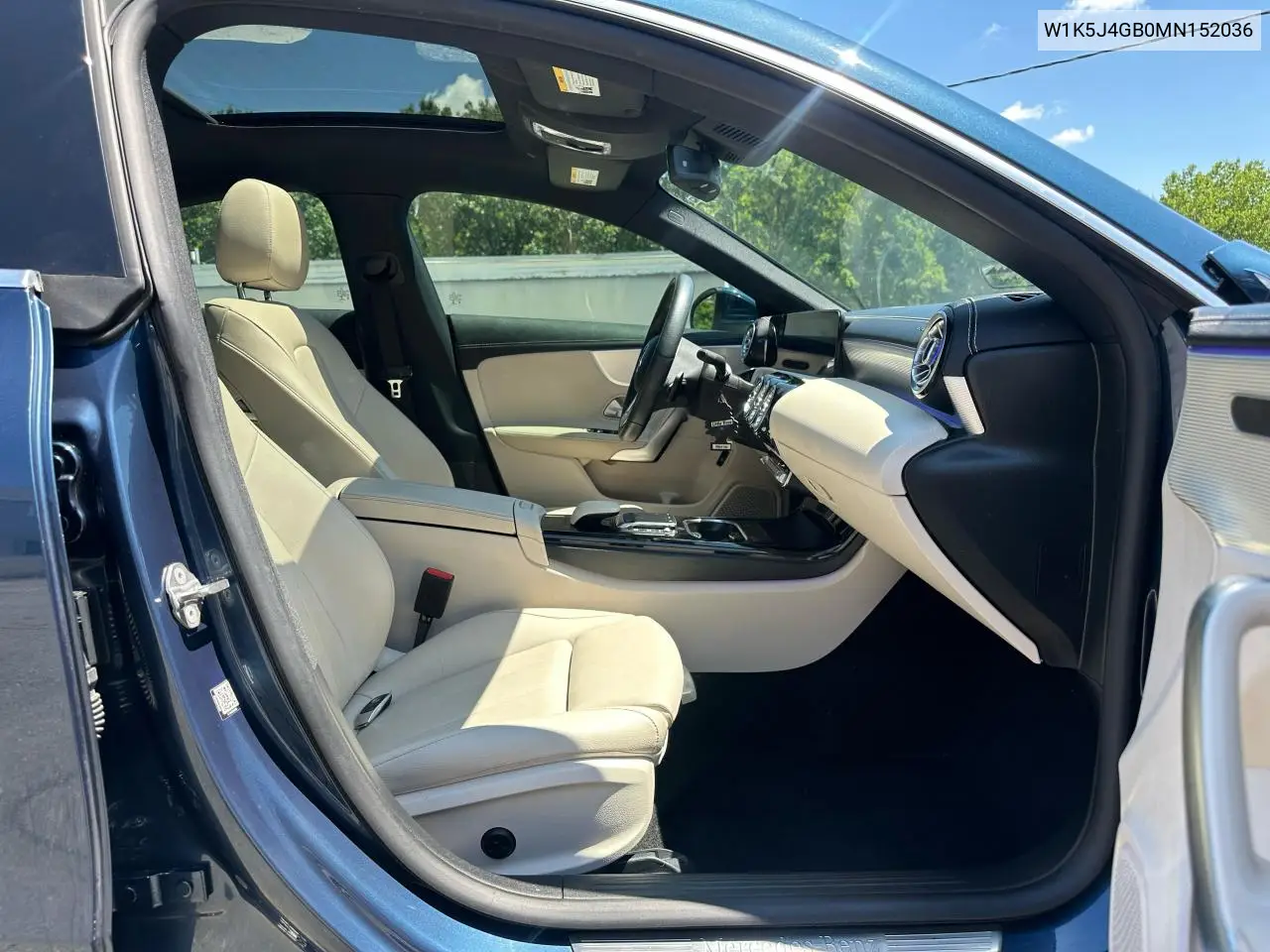 2021 Mercedes-Benz Cla 250 VIN: W1K5J4GB0MN152036 Lot: 63250305