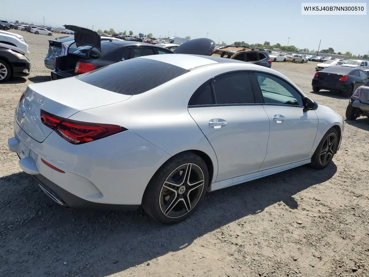 2022 Mercedes-Benz Cla 250 VIN: W1K5J4GB7NN300510 Lot: 52375685