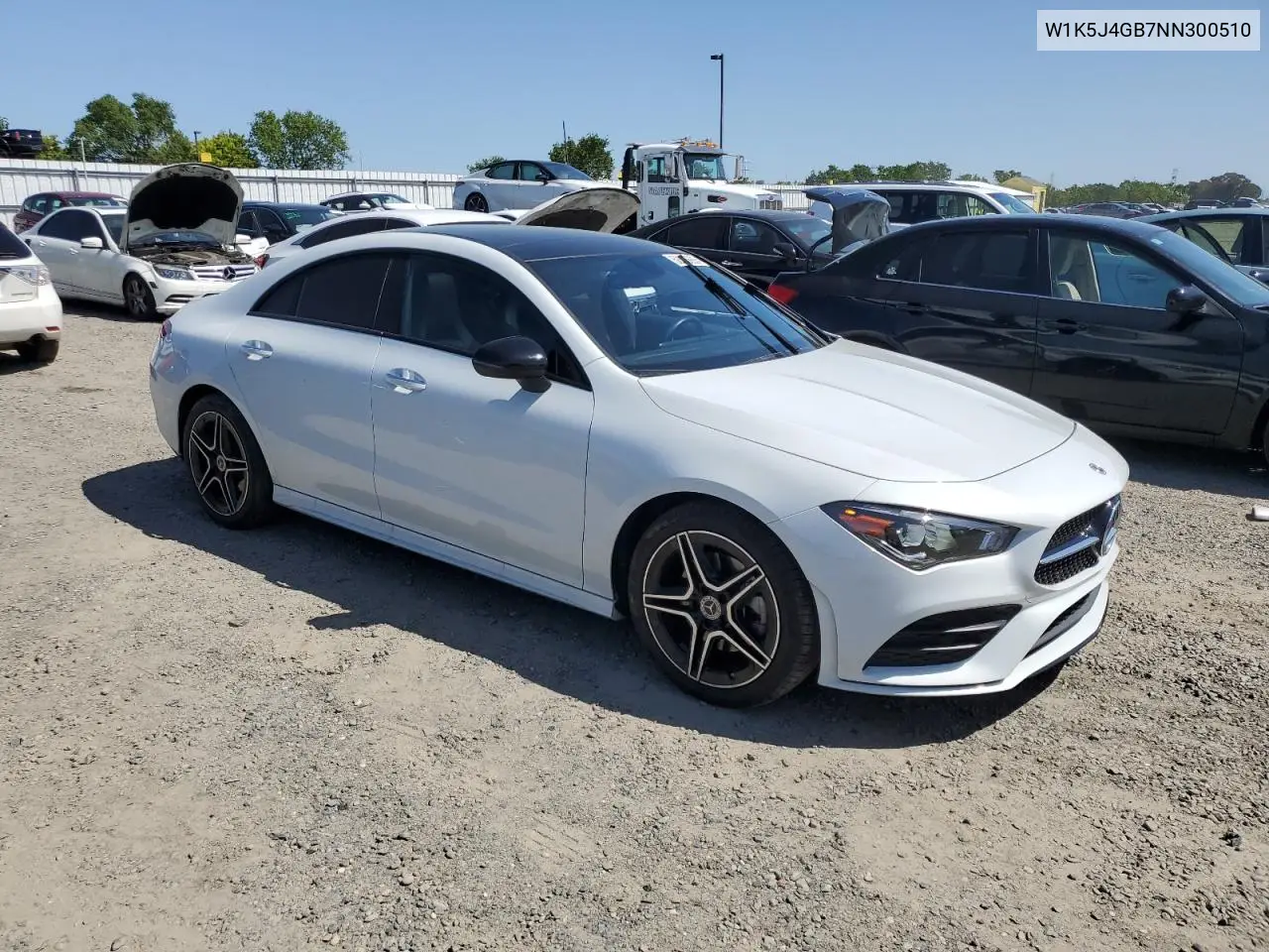 2022 Mercedes-Benz Cla 250 VIN: W1K5J4GB7NN300510 Lot: 52375685