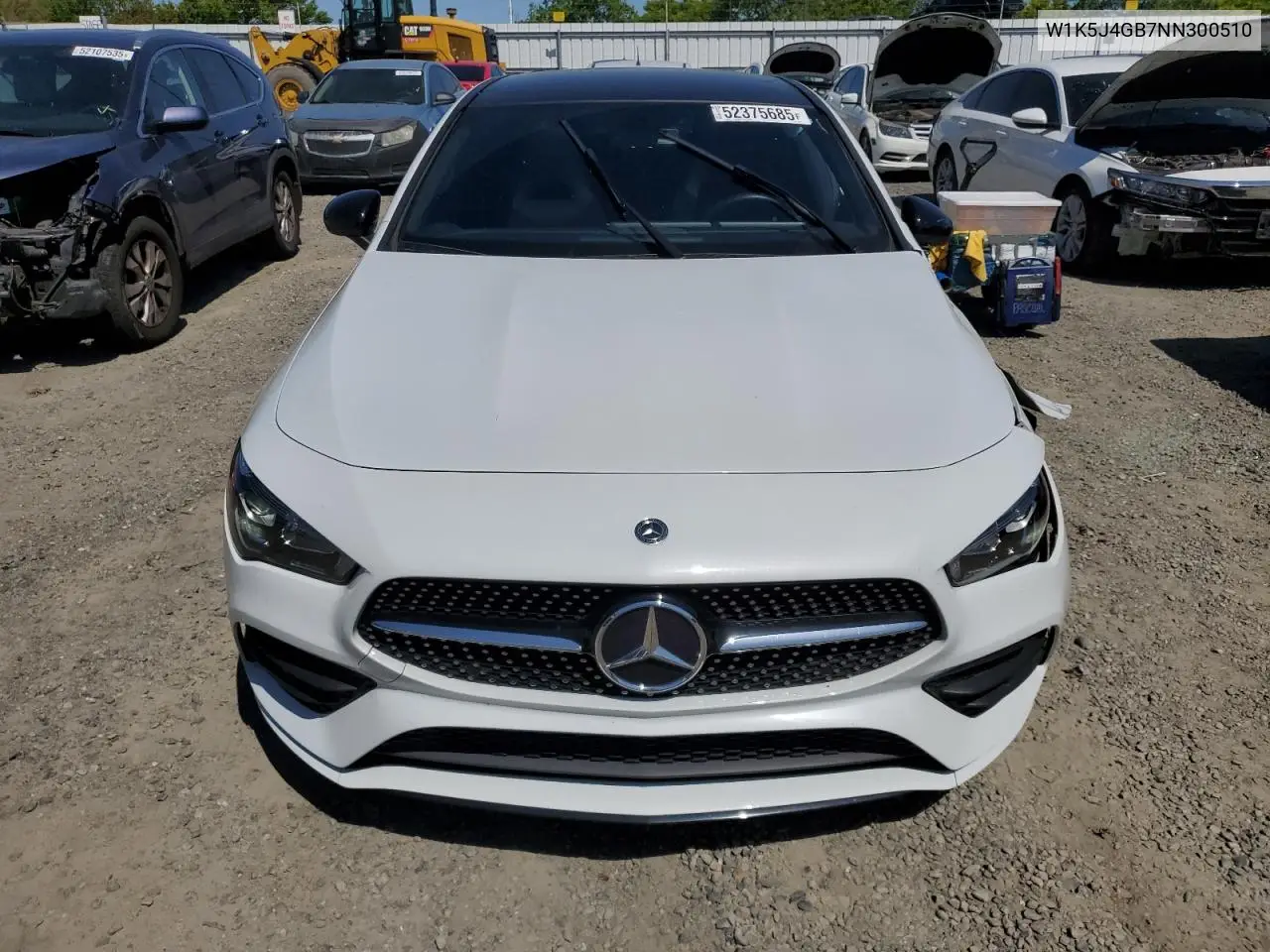 2022 Mercedes-Benz Cla 250 VIN: W1K5J4GB7NN300510 Lot: 52375685