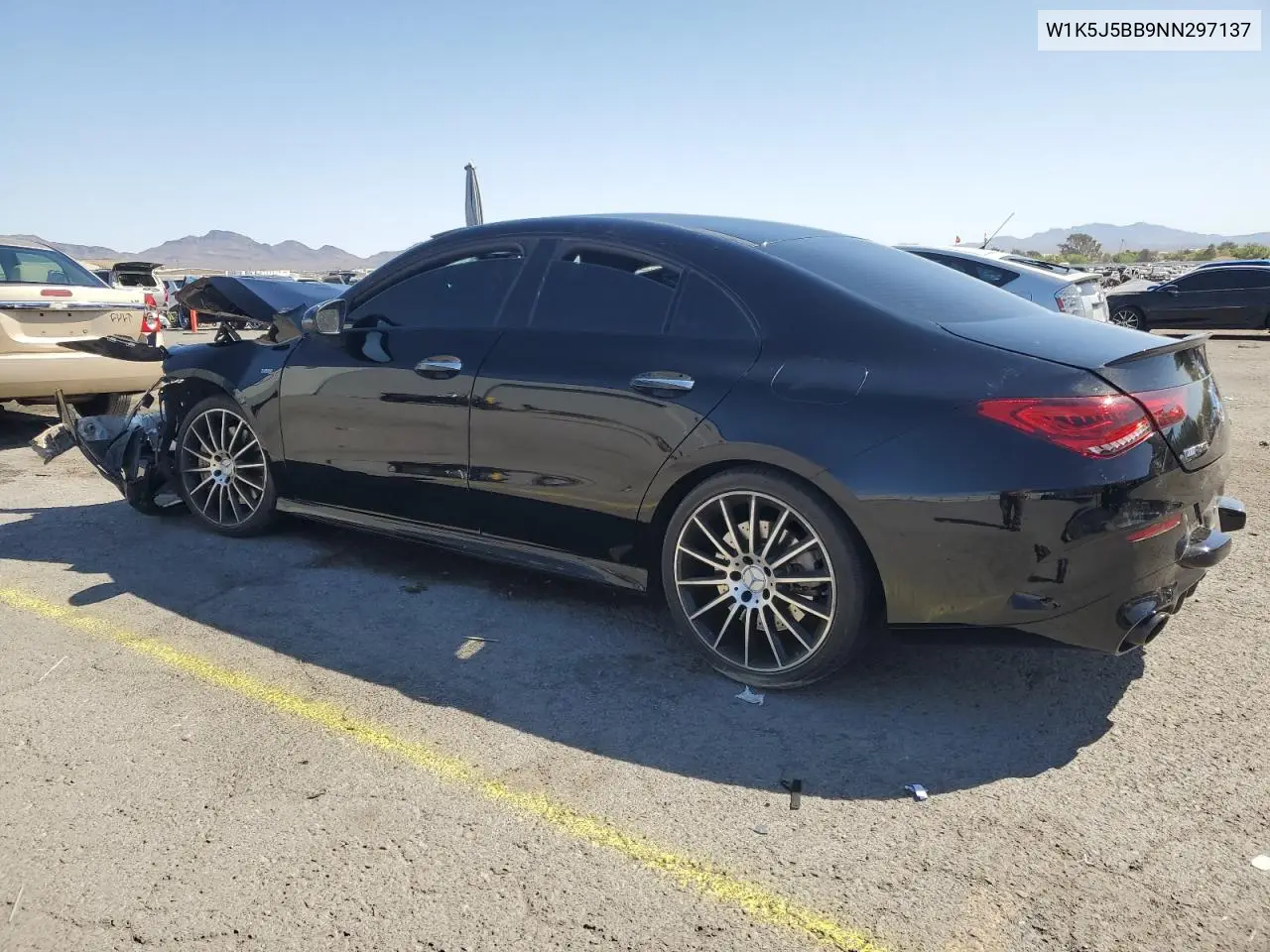 2022 Mercedes-Benz Cla Amg 35 4Matic VIN: W1K5J5BB9NN297137 Lot: 52451635