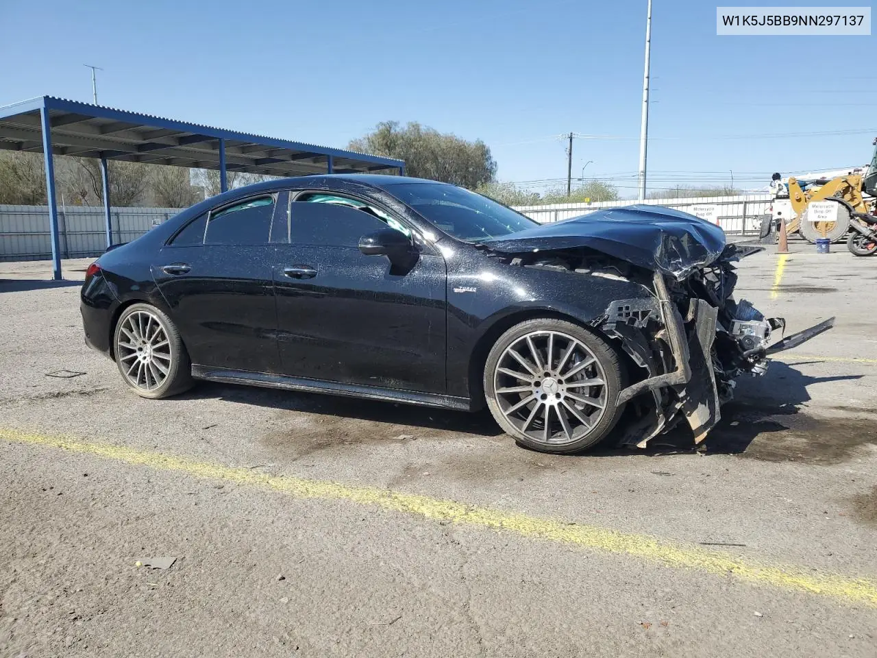 2022 Mercedes-Benz Cla Amg 35 4Matic VIN: W1K5J5BB9NN297137 Lot: 52451635
