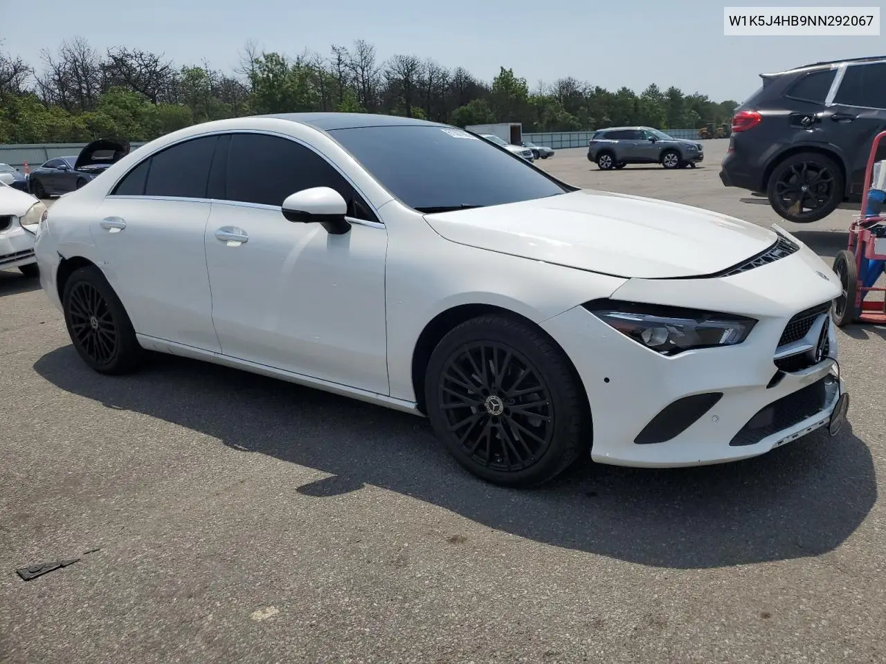 2022 Mercedes-Benz Cla 250 4Matic VIN: W1K5J4HB9NN292067 Lot: 61307965