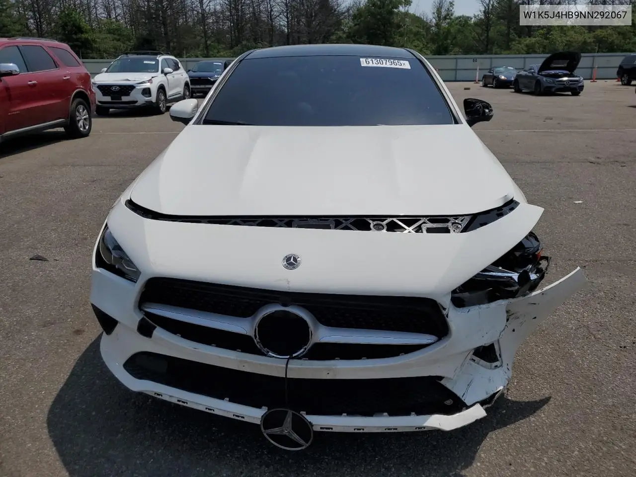 2022 Mercedes-Benz Cla 250 4Matic VIN: W1K5J4HB9NN292067 Lot: 61307965
