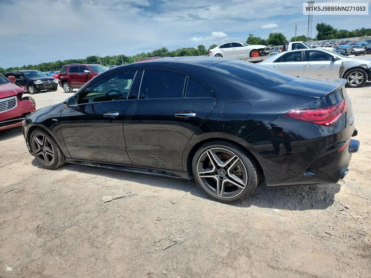 2022 Mercedes-Benz Cla Amg 35 4Matic VIN: W1K5J5BB5NN271053 Lot: 62536515