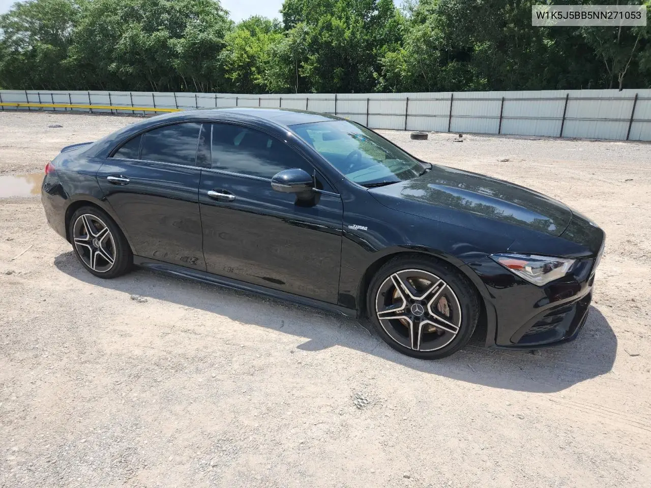 2022 Mercedes-Benz Cla Amg 35 4Matic VIN: W1K5J5BB5NN271053 Lot: 62536515