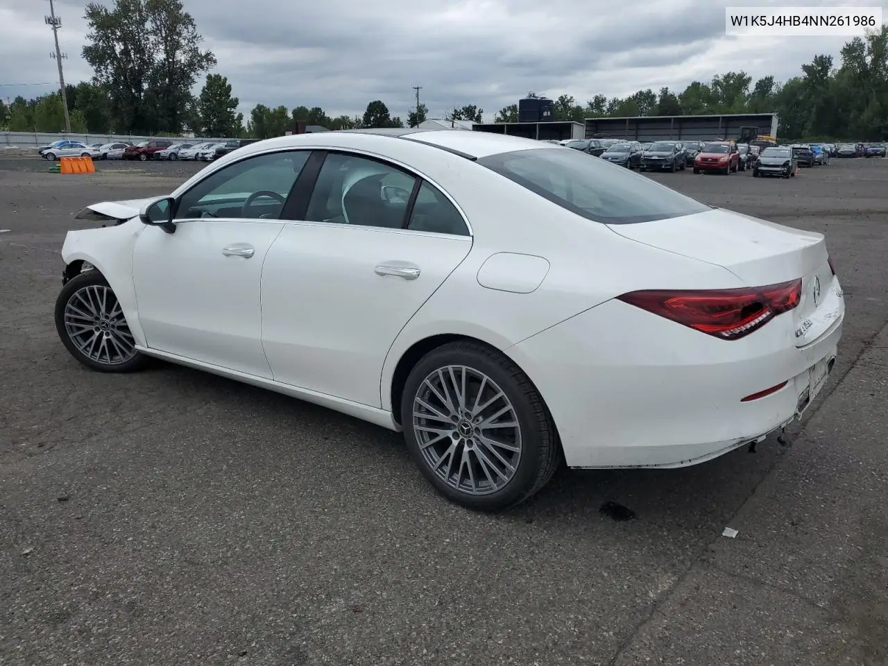 2022 Mercedes-Benz Cla 250 4Matic VIN: W1K5J4HB4NN261986 Lot: 62548125