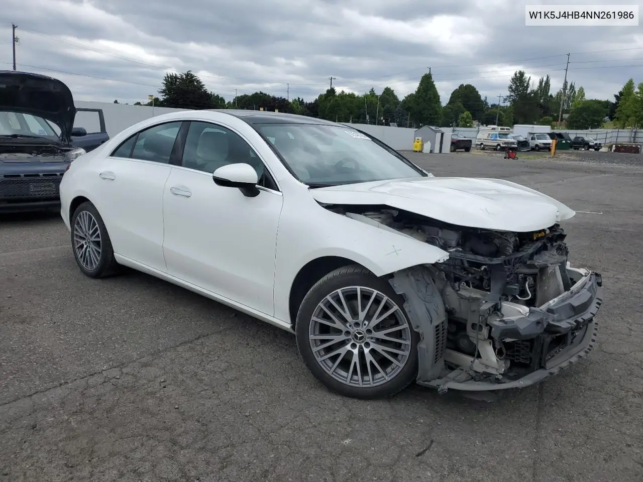 2022 Mercedes-Benz Cla 250 4Matic VIN: W1K5J4HB4NN261986 Lot: 62548125