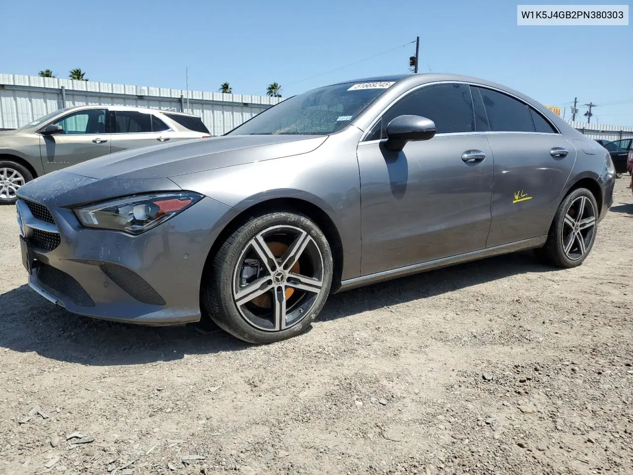 2023 Mercedes-Benz Cla 250 VIN: W1K5J4GB2PN380303 Lot: 51669245