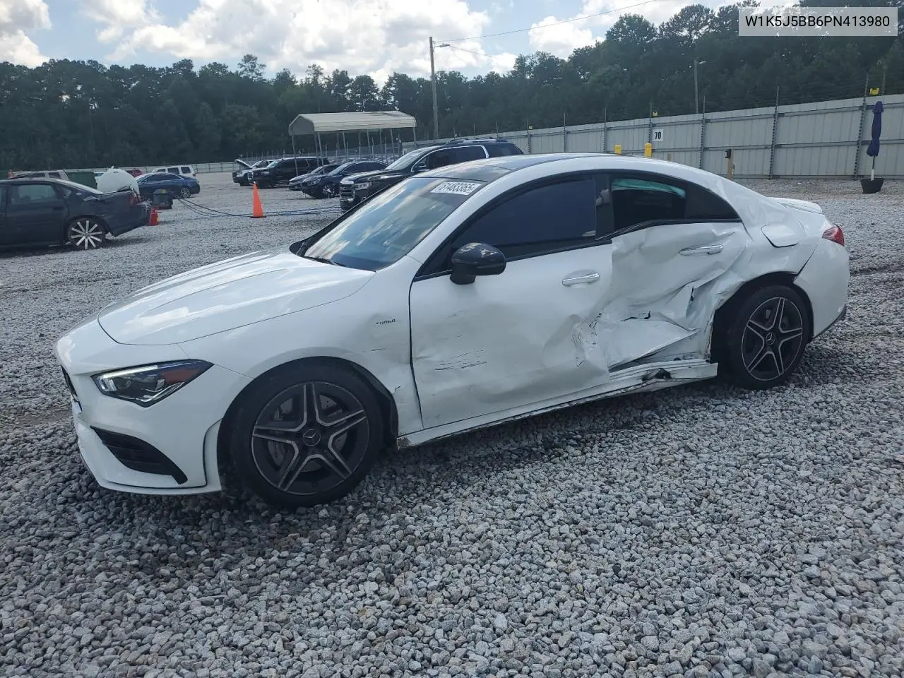 2023 Mercedes-Benz Cla Amg 35 4Matic VIN: W1K5J5BB6PN413980 Lot: 61483365