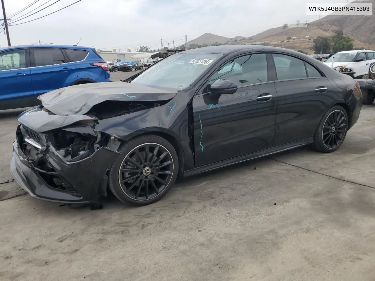 2023 Mercedes-Benz Cla 250 VIN: W1K5J4GB3PN415303 Lot: 62027405