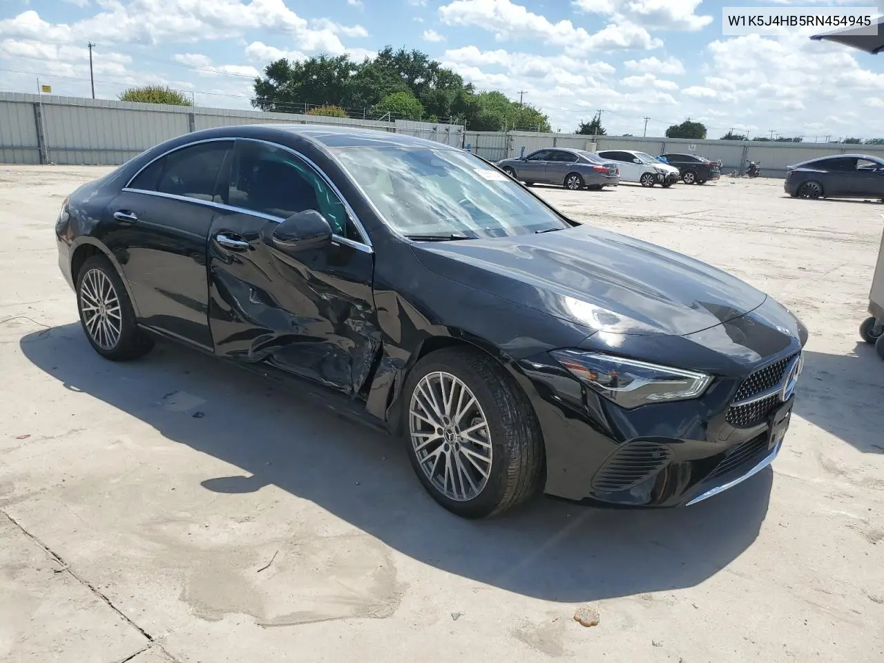 2024 Mercedes-Benz Cla 250 4Matic VIN: W1K5J4HB5RN454945 Lot: 56650145