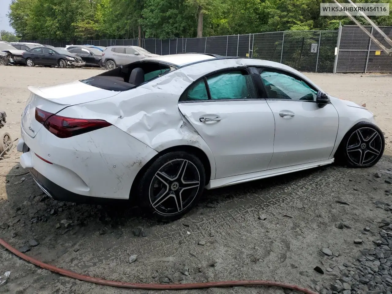 2024 Mercedes-Benz Cla 250 4Matic VIN: W1K5J4HBXRN454116 Lot: 59536385