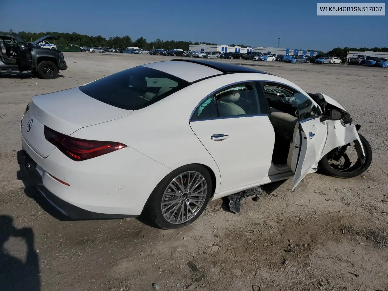 2025 Mercedes-Benz Cla 250 VIN: W1K5J4GB1SN517837 Lot: 52970465