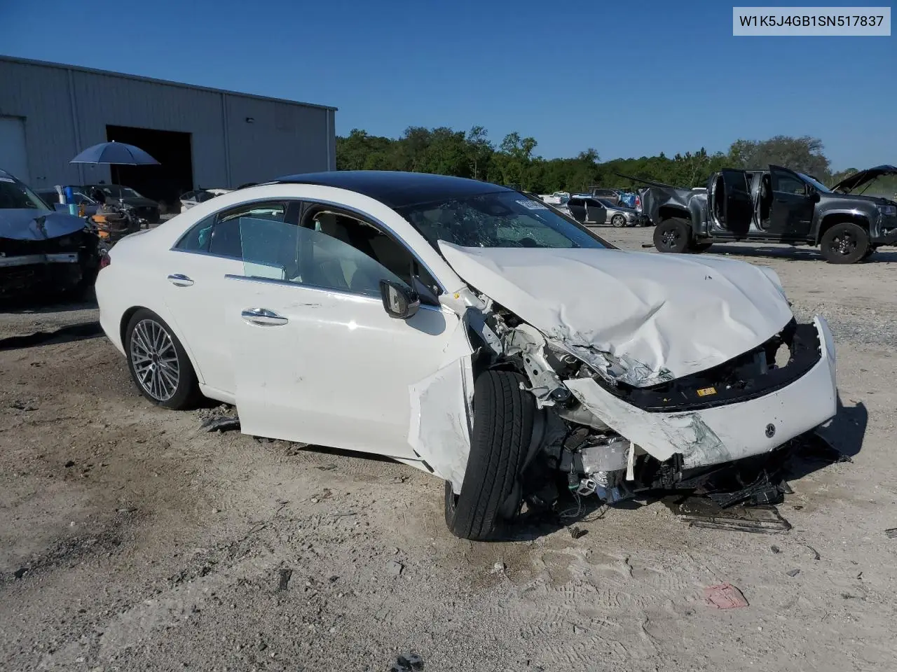 2025 Mercedes-Benz Cla 250 VIN: W1K5J4GB1SN517837 Lot: 52970465
