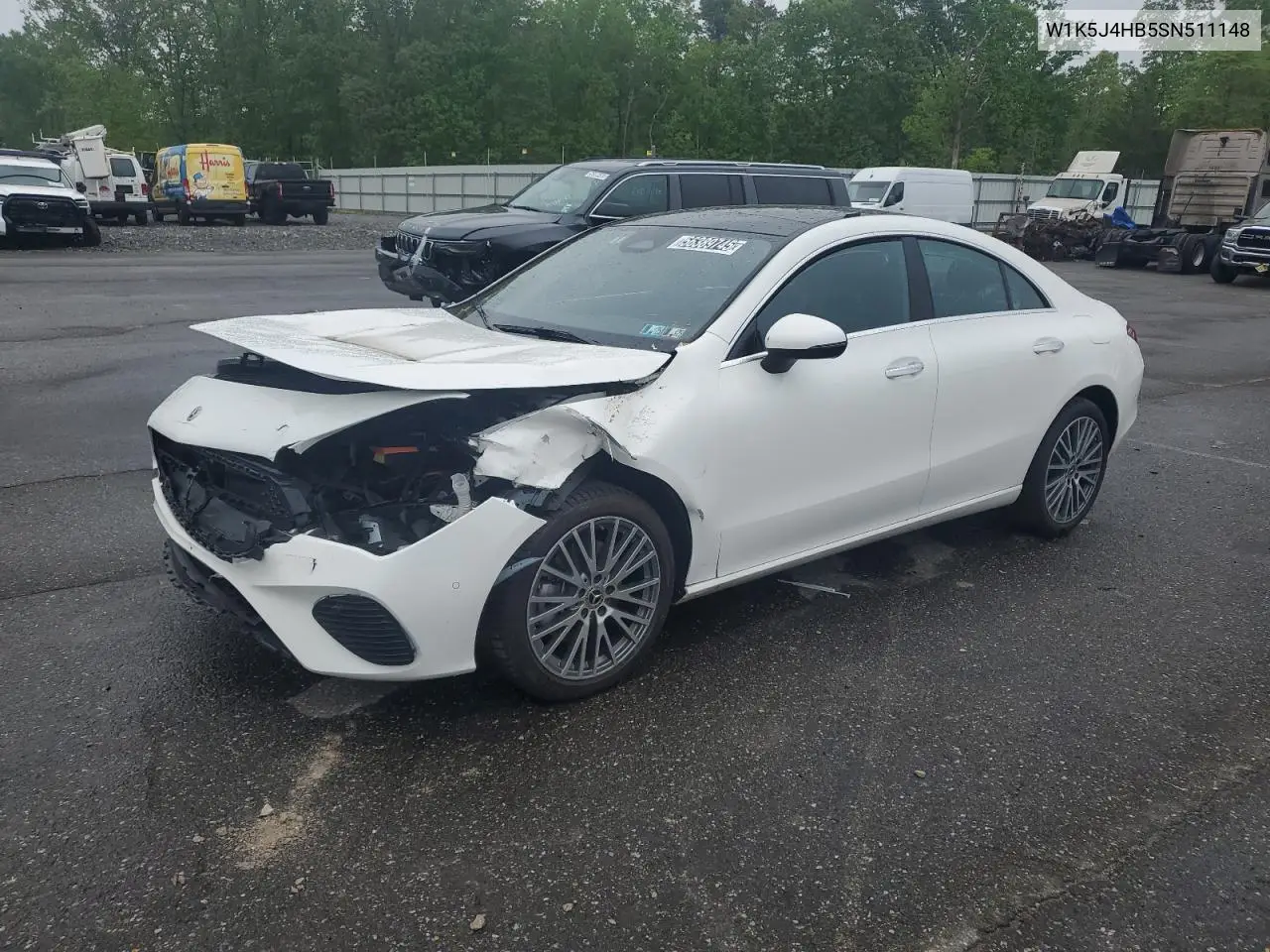 2025 Mercedes-Benz Cla 250 4Matic VIN: W1K5J4HB5SN511148 Lot: 56389745