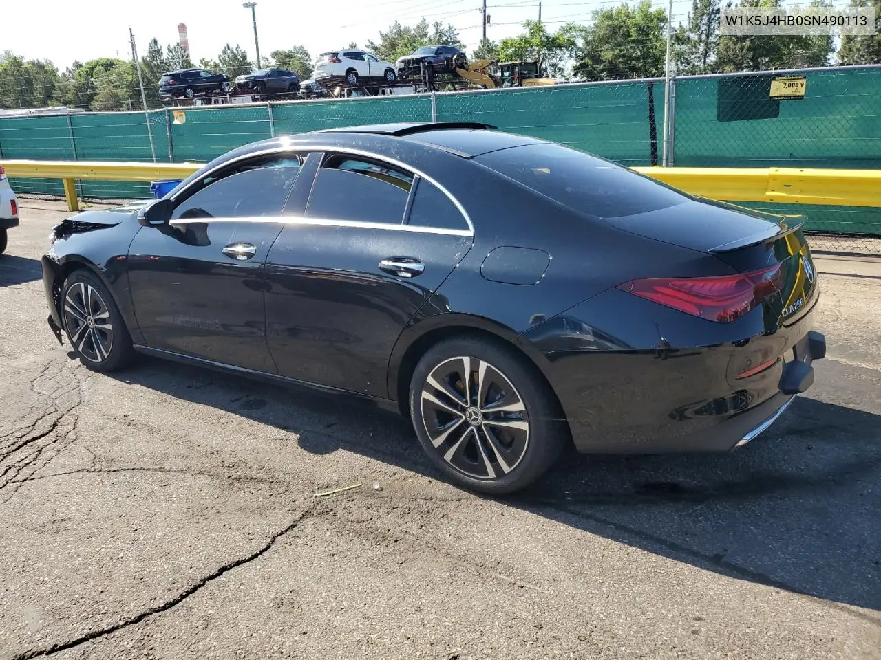 2025 Mercedes-Benz Cla 250 4Matic VIN: W1K5J4HB0SN490113 Lot: 62766125