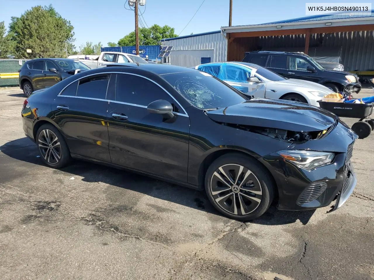 2025 Mercedes-Benz Cla 250 4Matic VIN: W1K5J4HB0SN490113 Lot: 62766125