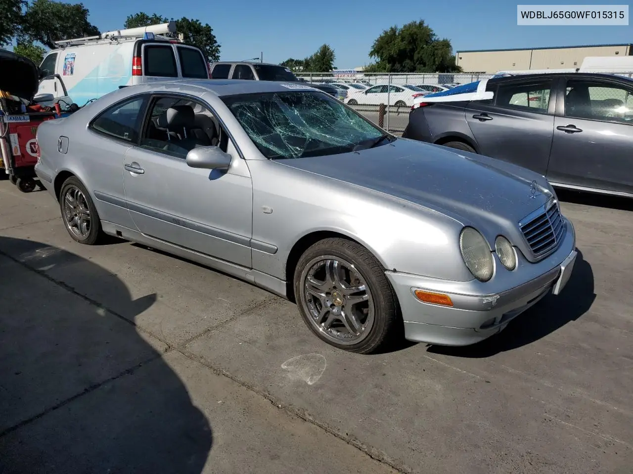 1998 Mercedes-Benz Clk 320 VIN: WDBLJ65G0WF015315 Lot: 56978345