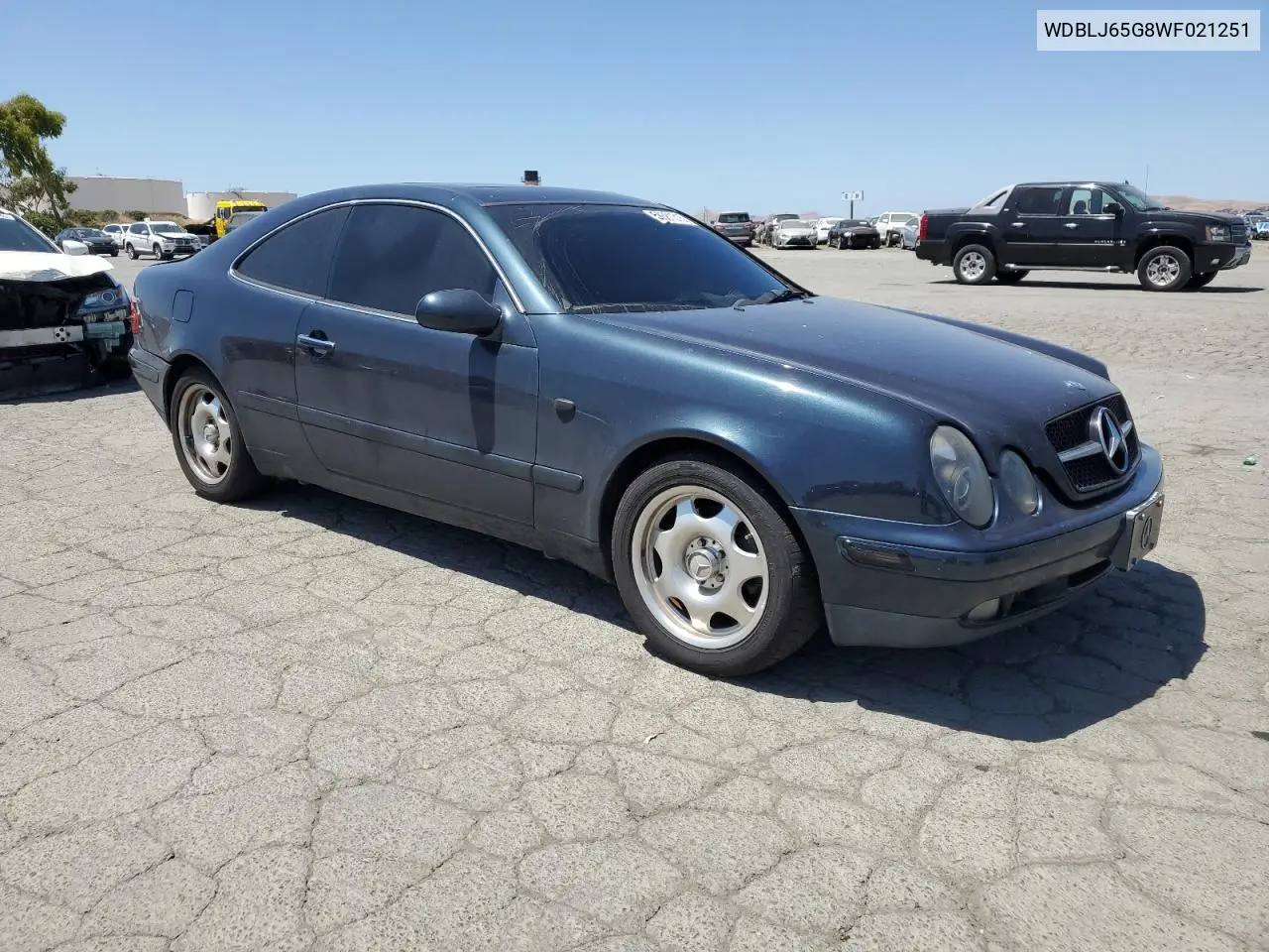 1998 Mercedes-Benz Clk 320 VIN: WDBLJ65G8WF021251 Lot: 58581315