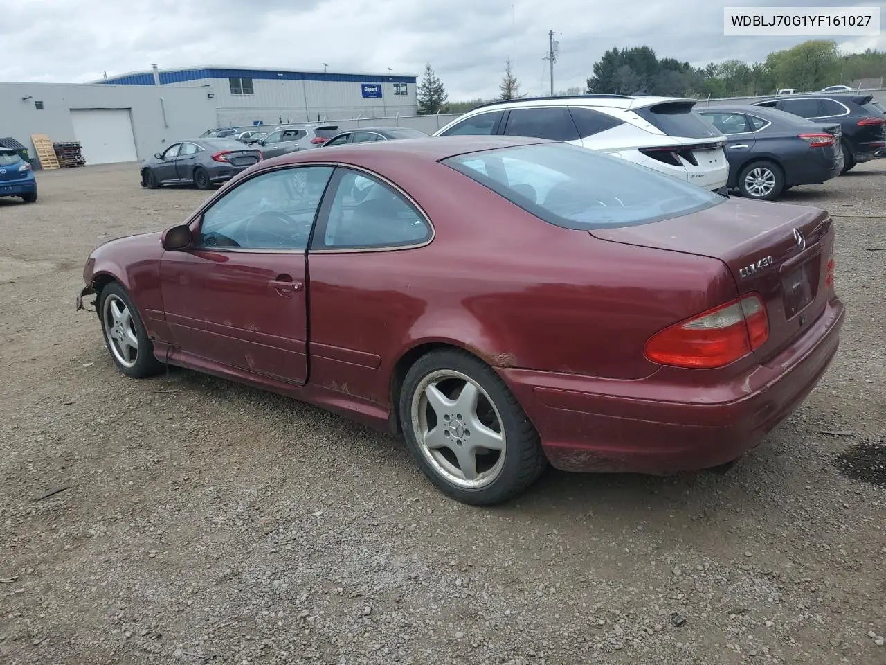 2000 Mercedes-Benz Clk 430 VIN: WDBLJ70G1YF161027 Lot: 56061195