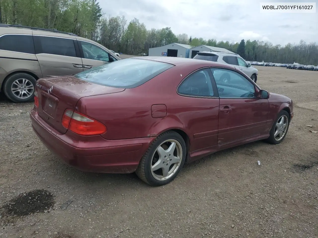2000 Mercedes-Benz Clk 430 VIN: WDBLJ70G1YF161027 Lot: 56061195