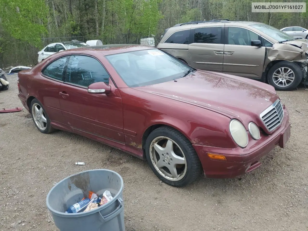 2000 Mercedes-Benz Clk 430 VIN: WDBLJ70G1YF161027 Lot: 56061195