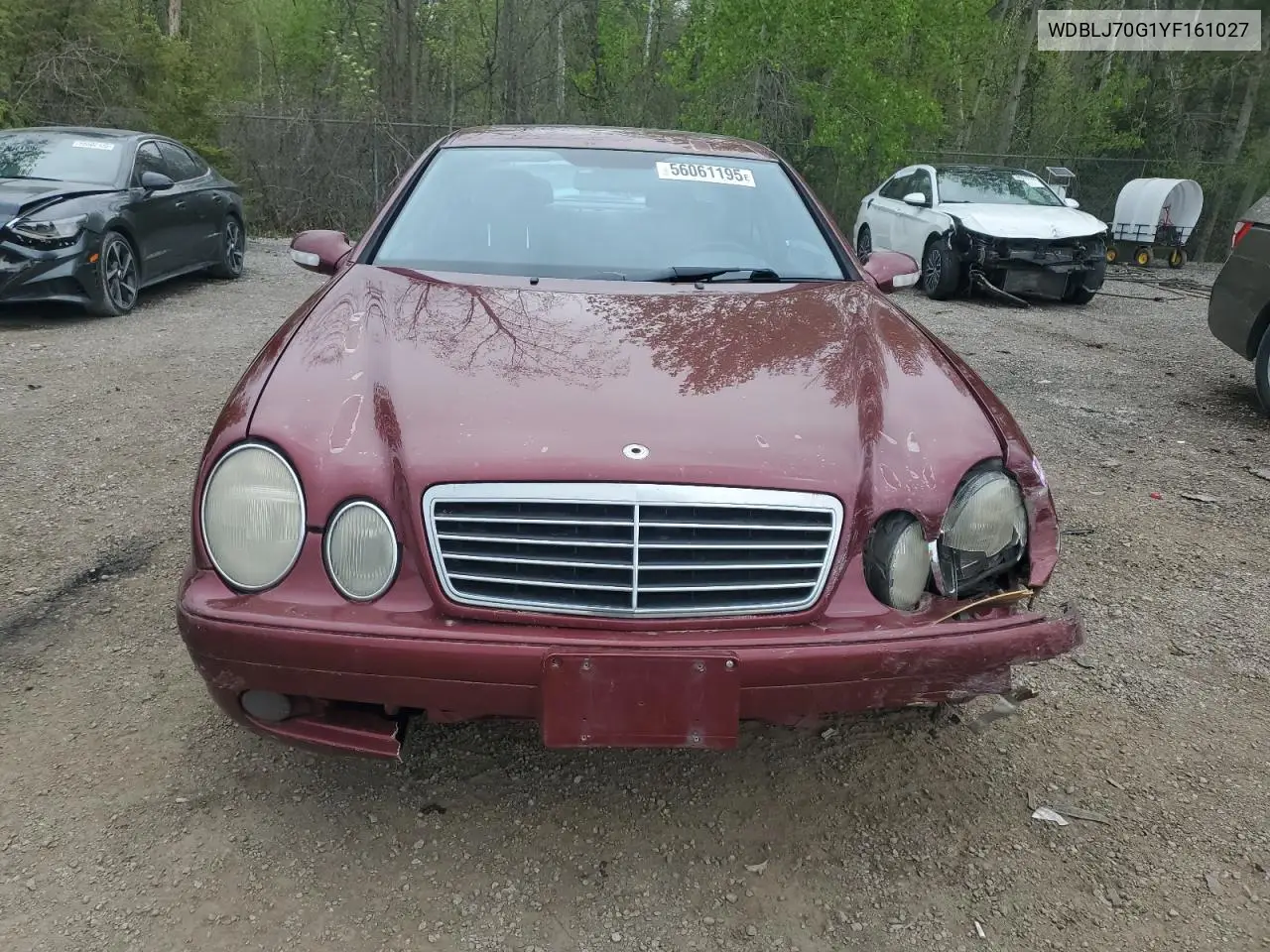 2000 Mercedes-Benz Clk 430 VIN: WDBLJ70G1YF161027 Lot: 56061195