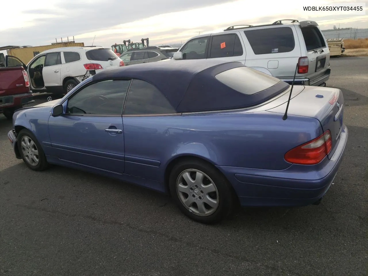 2000 Mercedes-Benz Clk 320 VIN: WDBLK65GXYT034455 Lot: 71507793