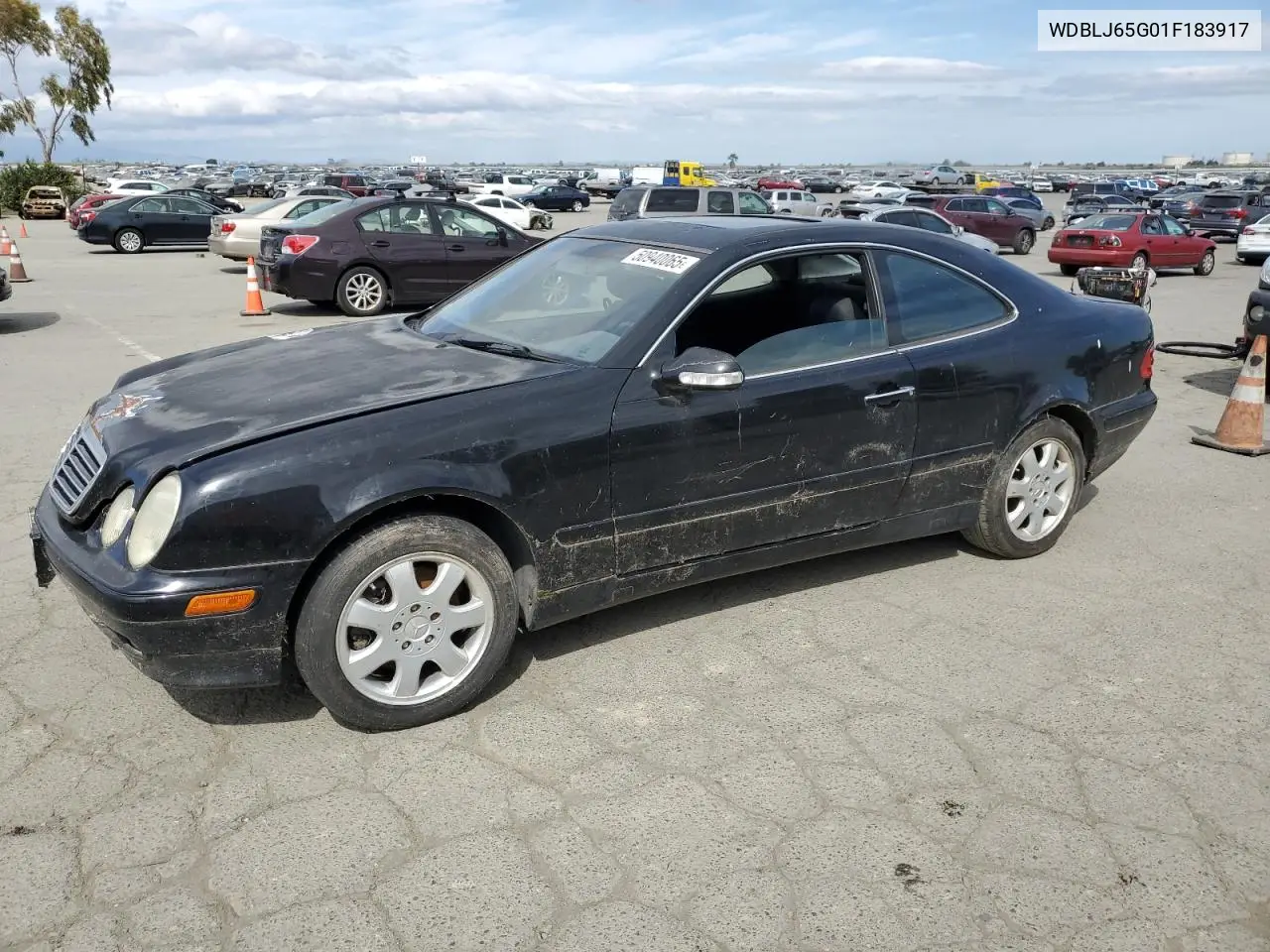 2001 Mercedes-Benz Clk 320 VIN: WDBLJ65G01F183917 Lot: 50940065