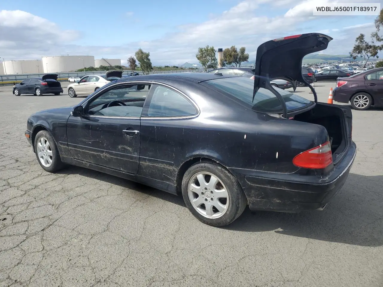 2001 Mercedes-Benz Clk 320 VIN: WDBLJ65G01F183917 Lot: 50940065