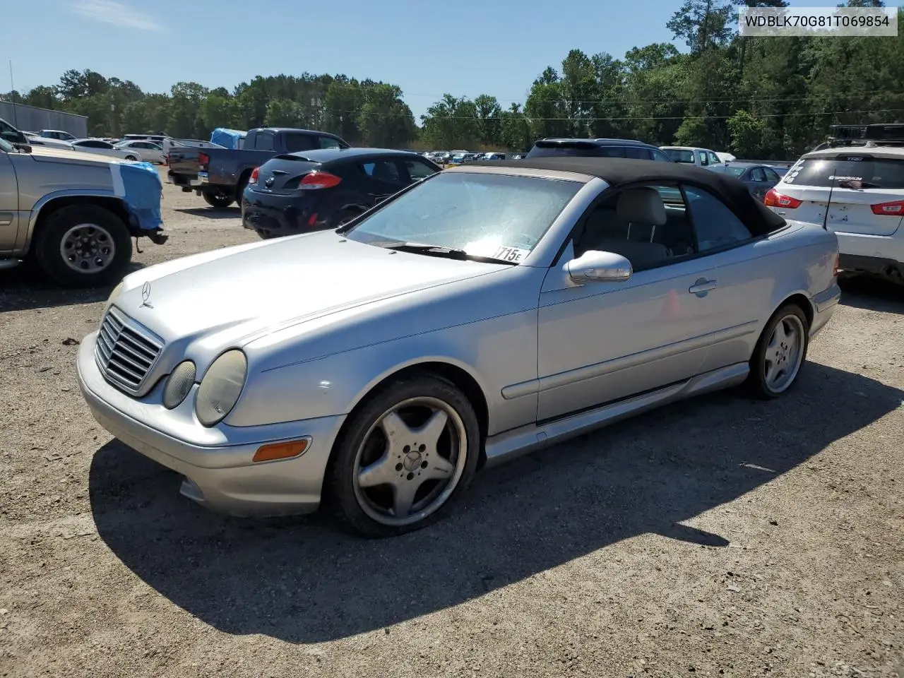 2001 Mercedes-Benz Clk 430 VIN: WDBLK70G81T069854 Lot: 55624715