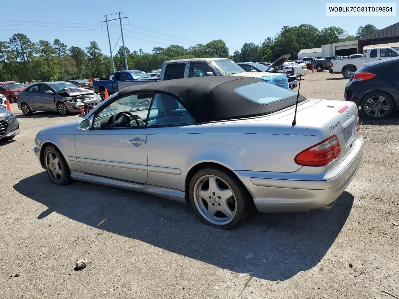 2001 Mercedes-Benz Clk 430 VIN: WDBLK70G81T069854 Lot: 55624715