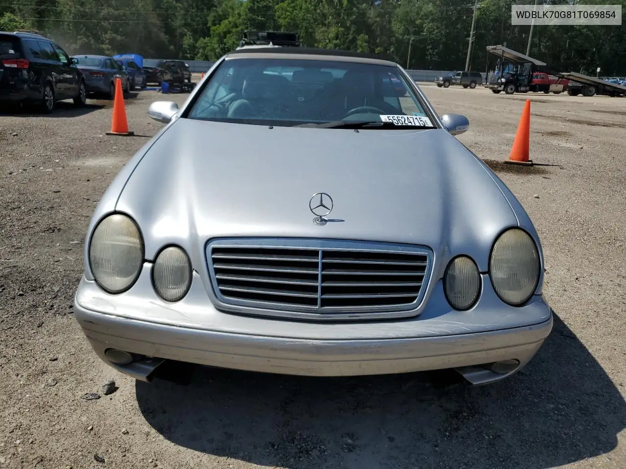 2001 Mercedes-Benz Clk 430 VIN: WDBLK70G81T069854 Lot: 55624715