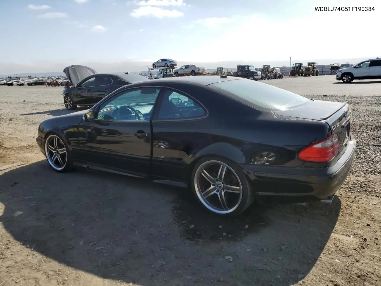 2001 Mercedes-Benz Clk 55 Amg VIN: WDBLJ74G51F190384 Lot: 58534085