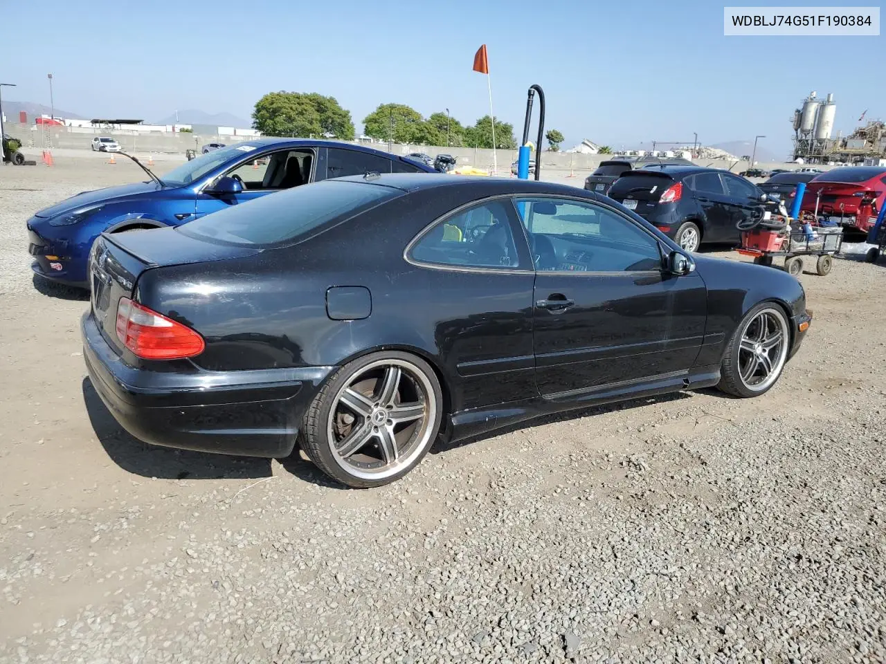 2001 Mercedes-Benz Clk 55 Amg VIN: WDBLJ74G51F190384 Lot: 58534085
