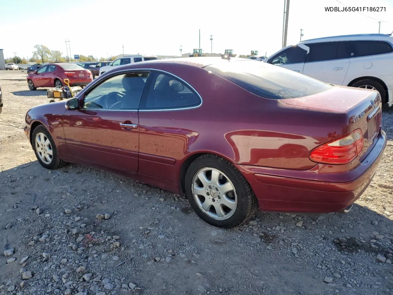 2001 Mercedes-Benz Clk 320 VIN: WDBLJ65G41F186271 Lot: 60780895